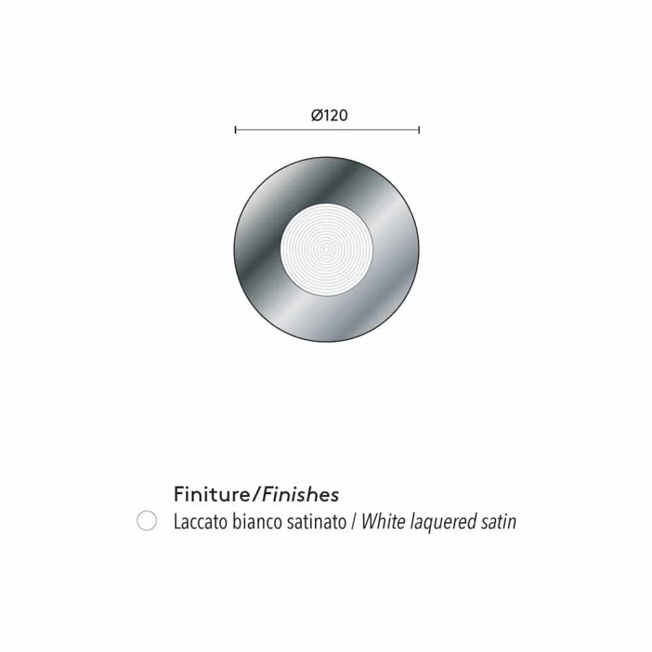 projektant lustro ściany nośnej z MDF Malva Viadurini