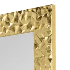 Lustro ścienne z ręcznie zdobionego drewna Made in Italy - Niagara Viadurini