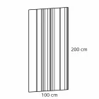 Prostokątne lustro ścienne o nowoczesnym designie Made in Italy - kolendra Viadurini