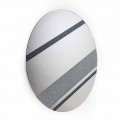 Okrągłe lustro ścienne o nowoczesnym wyglądzie 100% Made in Italy Athos