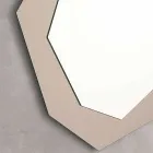 Lustro ścienne w kształcie ze szklaną ramą Made in Italy - chlor Viadurini