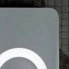 Nowoczesny design lusterko do makijażu, oświetlenie LED, Maren Viadurini