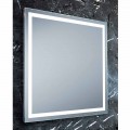 Nowoczesny design lustra łazienkowego z oświetleniem LED Paco