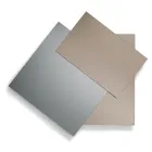 Lustro wykonane z 3 nakładających się na siebie płyt, 2 brązowych i 1 przydymionej - Armida Viadurini