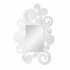 Nowoczesne lustro ścienne z kolorowego żelaza Wykonane we Włoszech - Tiziano Viadurini