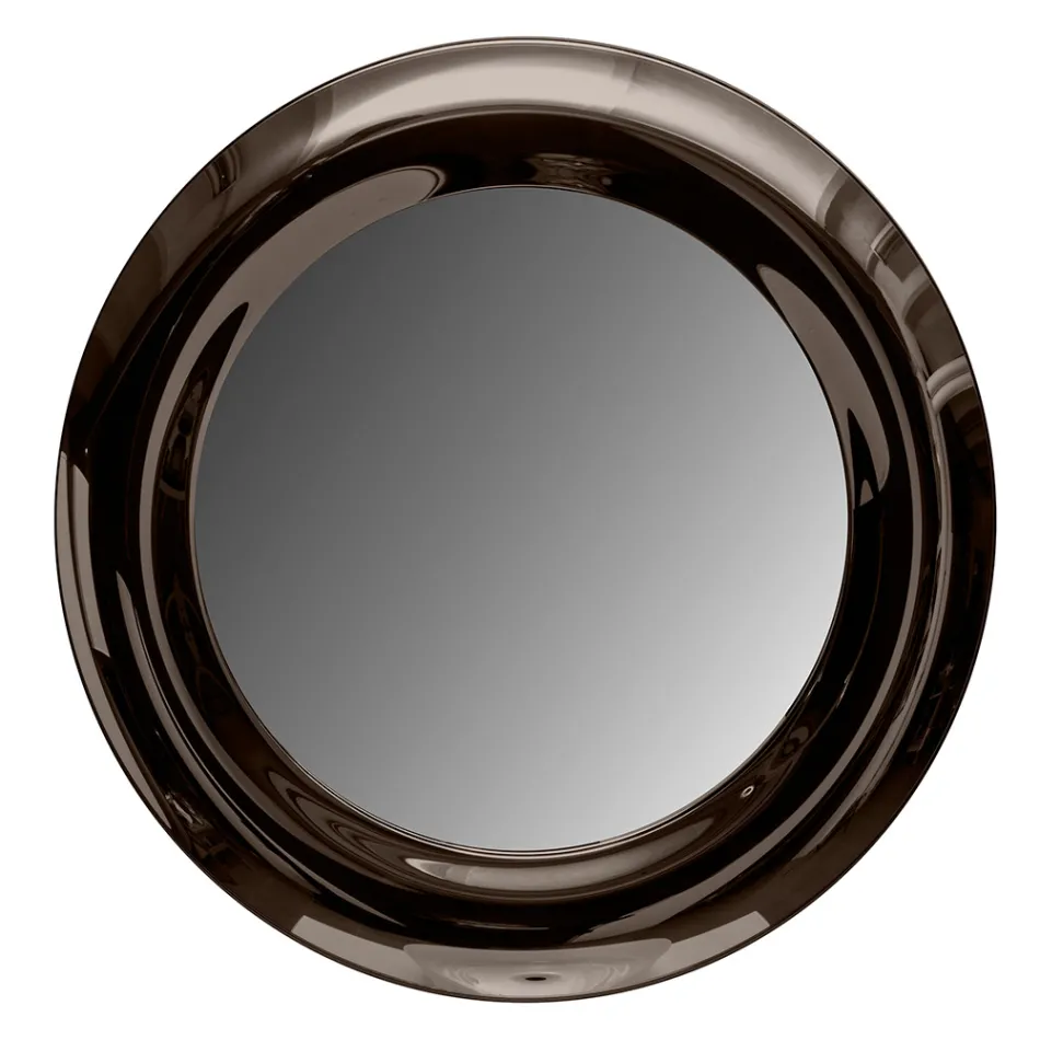 Lustro szklane gięte z podświetlanymi diodami LED - Excelsior Viadurini