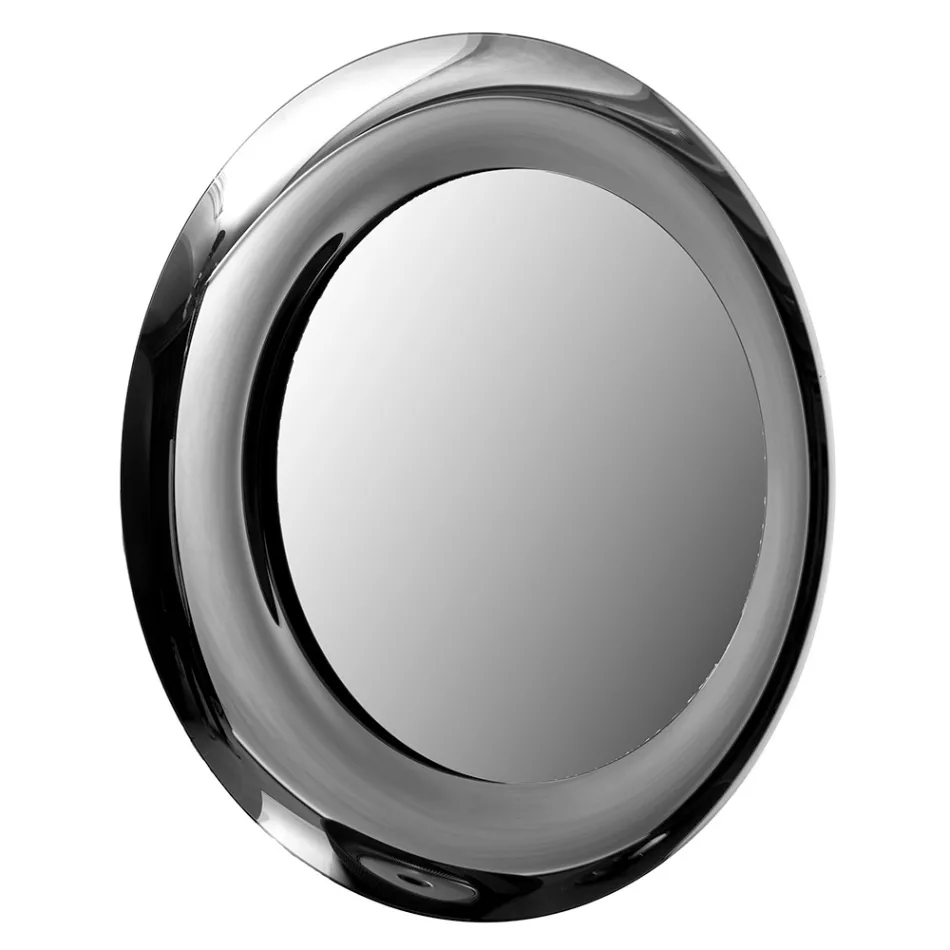 Lustro szklane gięte z podświetlanymi diodami LED - Excelsior Viadurini