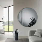 Lustro ze szkła topionego Wave Fused Glass wyprodukowane we Włoszech - Candida Viadurini