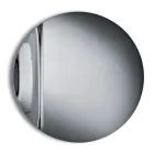 Lustro ze szkła topionego Wave Fused Glass wyprodukowane we Włoszech - Candida Viadurini