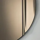 Lustro ze szkła topionego Wave Fused Glass wyprodukowane we Włoszech - Candida Viadurini