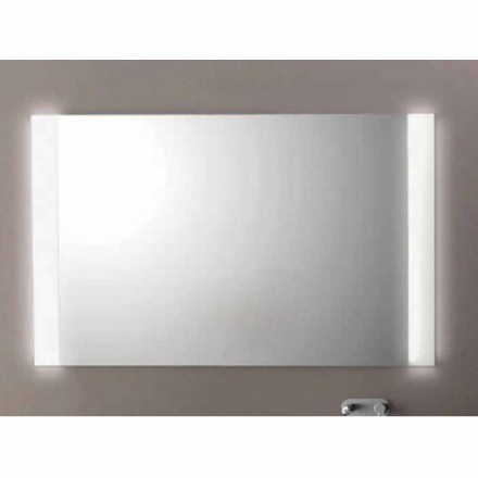 Nowoczesne lustro łazienkowe z oświetleniem LED, L1200xh.900 mm, Agate Viadurini