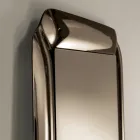 Prostokątne lustro z ramą z kryształu odlewanego, wyprodukowane we Włoszech - Belinda Viadurini