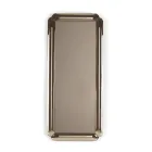 Prostokątne lustro z ramą z kryształu odlewanego, wyprodukowane we Włoszech - Belinda Viadurini