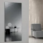 Prostokątne lustro z grawerunkiem laserowym Wyprodukowano we Włoszech - Alberta Viadurini