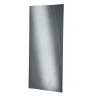 Prostokątne lustro z grawerunkiem laserowym Wyprodukowano we Włoszech - Alberta Viadurini