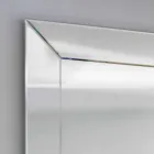 Zroszony lustro o nowoczesnej krawędzi, H120 x L120cm, Dedalo Viadurini