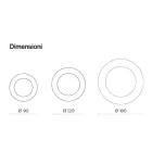 Okrągłe lustro z falistą szklaną ramą, wyprodukowane we Włoszech - Adelma Viadurini