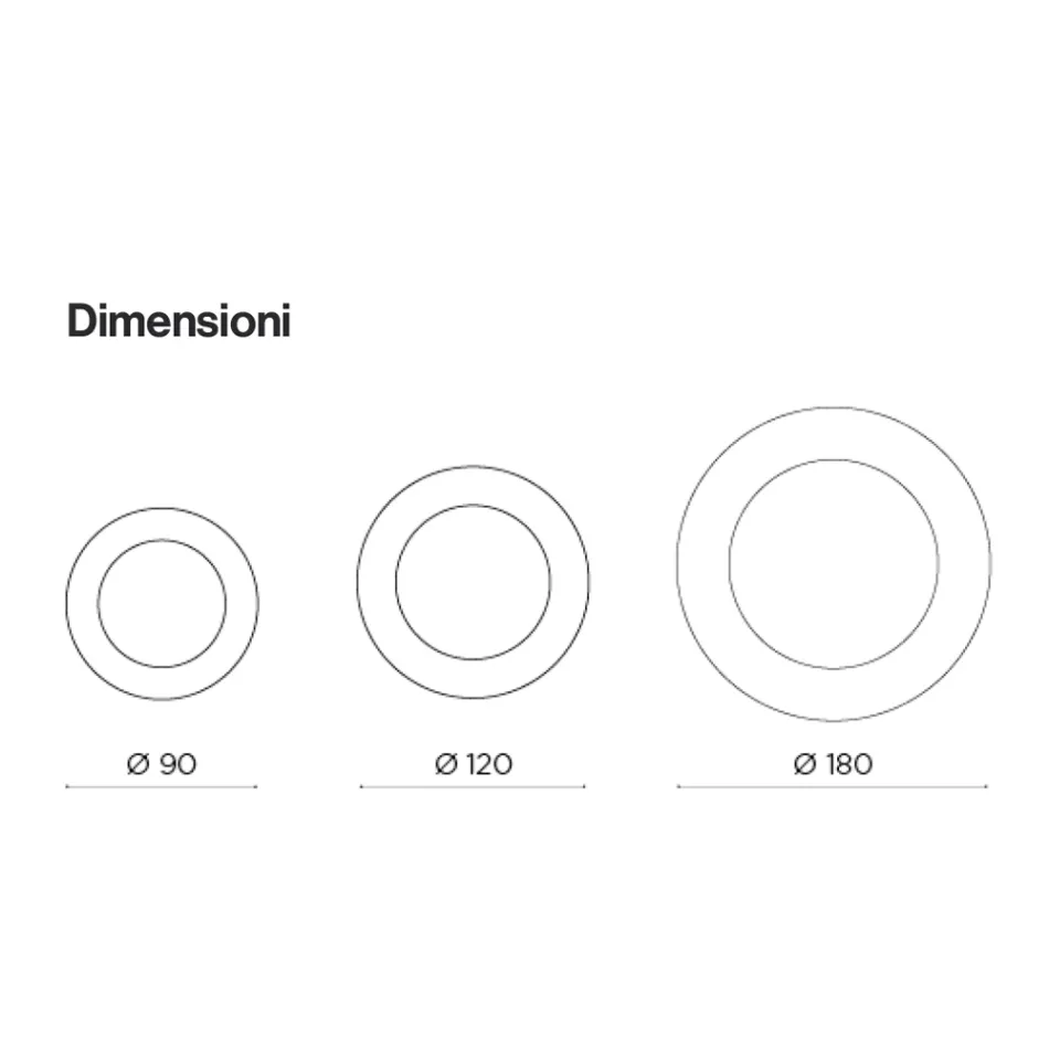 Okrągłe lustro z falistą szklaną ramą, wyprodukowane we Włoszech - Adelma Viadurini