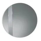 Okrągłe lustro z wstawką z siatki, wyprodukowane we Włoszech - Brigitta Viadurini