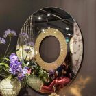 Okrągłe lustro o nowoczesnym wyglądzie wykonane we Włoszech Aris Viadurini