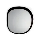 Lustro kształtowe wykonane z dwóch nakładających się tafli szkła. Wyprodukowano we Włoszech - Alida Viadurini