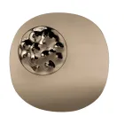 Lustro kształtowe z falistą wkładką szklaną Wyprodukowano we Włoszech - Adalberta Viadurini