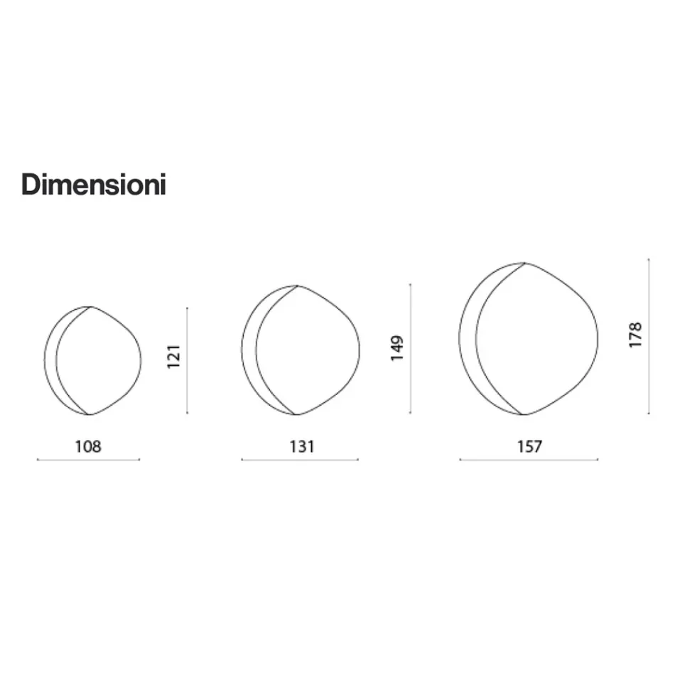 Lustro w kształcie Abigaille z półramą ze szkła topionego, wyprodukowane we Włoszech Viadurini