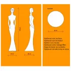 Luminous Statue Floor Design with Led Light for Indoor - Penelope by Myyour Viadurini