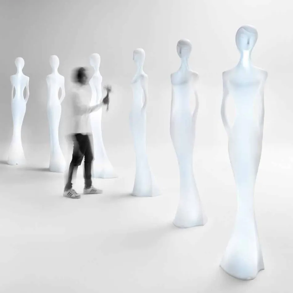 Luminous Statue Floor Design with Led Light for Indoor - Penelope by Myyour Viadurini