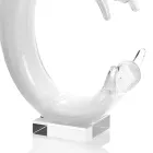 Ozdoba rzeźby posągu w kolorowym kryształowym luksusowym designie - za darmo Viadurini