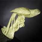 Ręcznie wykonana ceramiczna figurka w kształcie papugi Made in Italy - Pagallo Viadurini