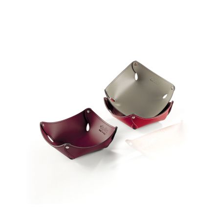 Puste kieszenie ze skóry lub skóry regenerowanej - model Clay Viadurini