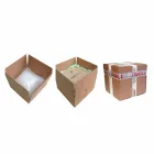 Okrągła taca z białą porcelaną i złotymi listkami - Cicatroro Viadurini