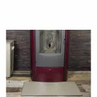 Mata skórzana do kominka / pieca Cleo Made in Italy Viadurini