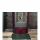 Mata skórzana do kominka / pieca Virgilio Made in Italy Viadurini