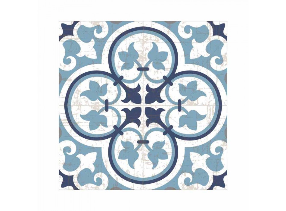 Nowoczesny wzorzysty dywan kuchenny z PVC i poliestru - Lindia Viadurini