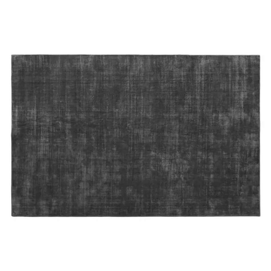 Prostokątny dywan do salonu z wiskozy, wysokiej jakości Made in Italy - Stephan Viadurini