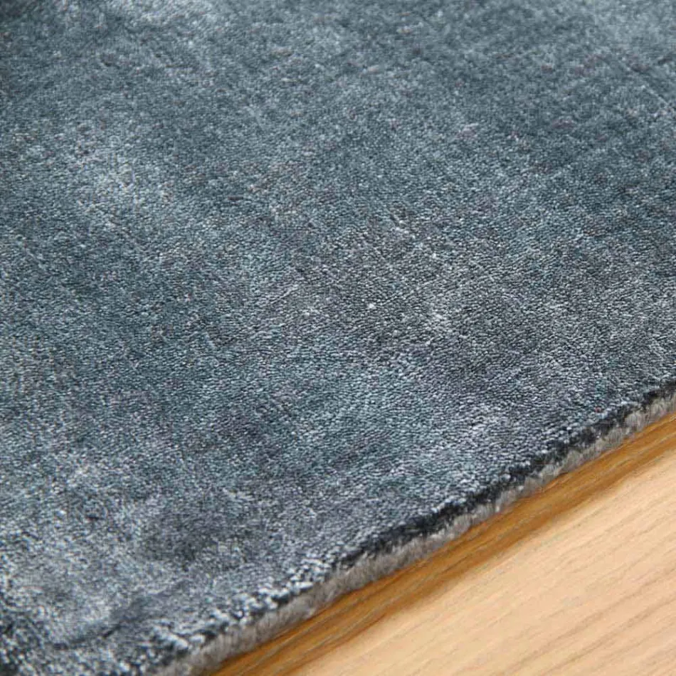 Duży kolorowy nowoczesny jedwabny dywan - Outlook Viadurini