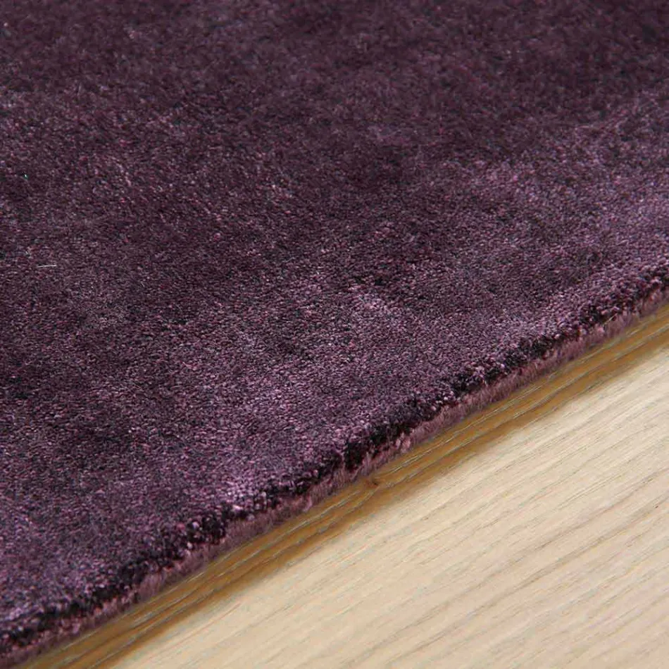 Duży kolorowy nowoczesny jedwabny dywan - Outlook Viadurini