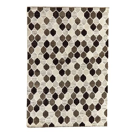 Nowoczesny designerski dywanik z geometrycznym wzorem z wełny i bawełny – Tapioka Viadurini