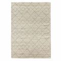 Nowoczesny dywanik do salonu ręcznie tkany w wełnianym geometrycznym wzorze - Geome