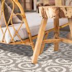 Nowoczesny dywan do salonu w kolorze beżowym lub niebieskim fantasy - Bondo Viadurini