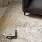 Nowoczesny, elegancki dywan do salonu z jedwabiu bambusowego i wełny - Pasha Viadurini