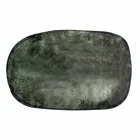 Owalny dywan do salonu z poliamidu z nadrukiem cyfrowym - Palmer Viadurini