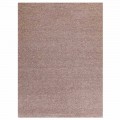 Prostokątny dywan nowoczesny design z jedwabiu i brązu lub kremowej bawełny - Kuta