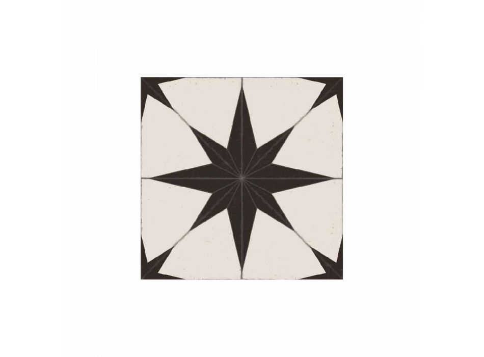Prostokątny dywan winylowy o nowoczesnym designie z fantazją - Osturio Viadurini