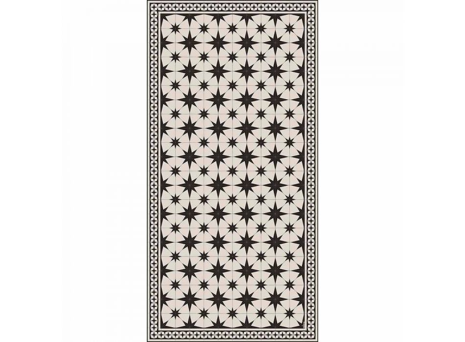 Prostokątny dywan winylowy o nowoczesnym designie z fantazją - Osturio Viadurini