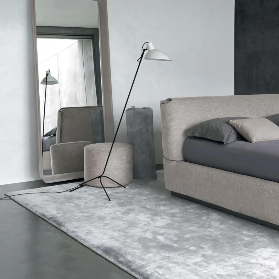 Ręcznie robiony dywan do salonu z wysokiej jakości wiskozy tkanej w Indiach – Bonnet Viadurini