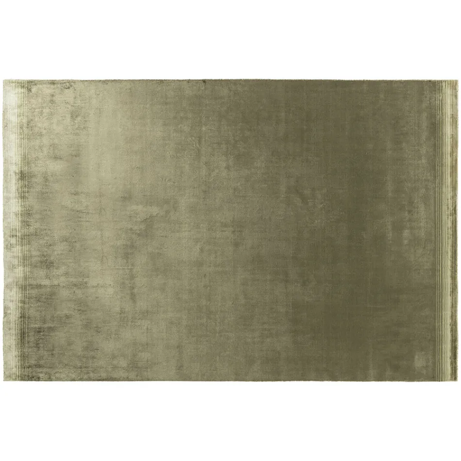 Ręcznie robiony dywan do salonu z wysokiej jakości wiskozy tkanej w Indiach – Bonnet Viadurini