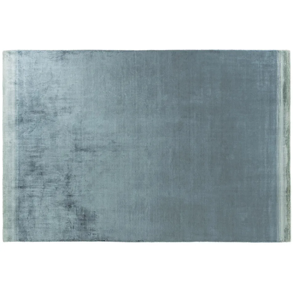 Ręcznie robiony dywan do salonu z wysokiej jakości wiskozy tkanej w Indiach – Bonnet Viadurini